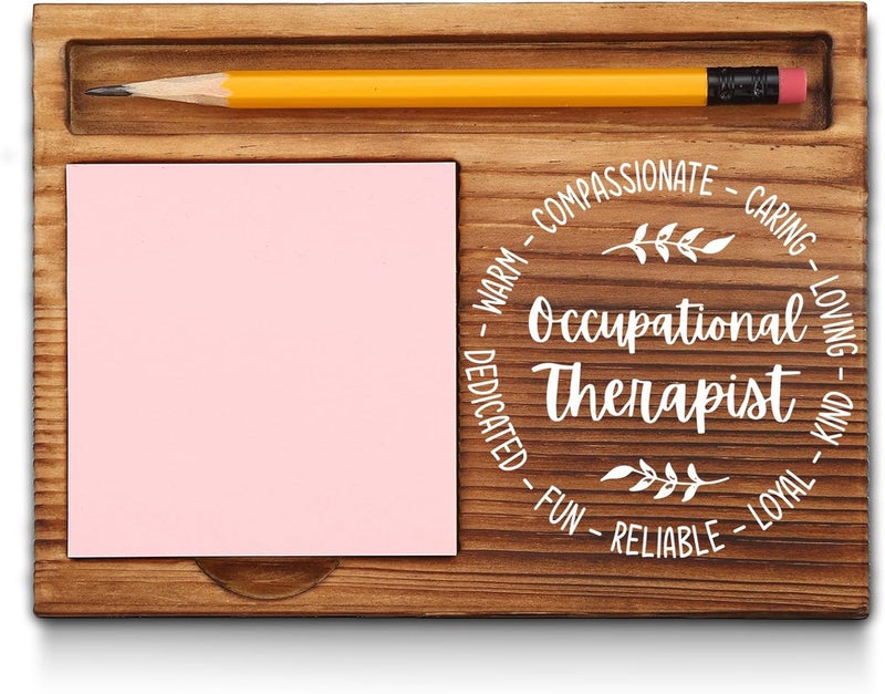 akeke Occupational Therapist OT Appreciation Thank You Gifts, Occupational Therapist Sticky Note Holder, Occupational Therapist Office Desk Decor Self-Stick Note Pad Holders GAA16 - Image 1